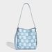 Handmade Vintage Checkered Bucket From The Source Factory, Women's For Spring/summer 2026, Versatile And Fashionable Underarm Bag_maomaolike.com