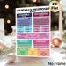 Countable & Uncountable Nouns English Grammar Learning Painting Poster, Colorful Clear-structured Grammar Guide Poster, Practical Grammar Reference_maomaolike.com