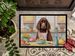 Decorating Easter American Water Spaniel Doormat Front Door Mat Indoor Outdoor Rugs For Entryway, Non Slip Washable Low Pile, 24H X 36W_maomaolike.com