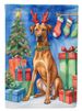 Rhodesian Ridgeback Christmas Reindeer House Flag Large Porch Sleeve Pole Decorative Outside Yard Banner Artwork Wall Hanging, Polyester, House Size, Multicolor_maomaolike.com