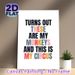 Witty "My Circus My Monkeys" Themed Painting Poster, Retro Colorful Typography Poster, Humorous Text Artwork Suitable For Home, Living Room Or Office_maomaolike.com