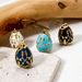 1 Piece Brass Easter Day Charms For Jewelry Making Faberge Egg Flower Vine Enamel Clear Cubic Zirconia Pendant DIY 28mm_maomaolike.com