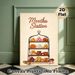 Indian Sweets Meetha Station Painting Poster, Vintage Illustrated Assorted Traditional Indian Confections Poster, Warm Nostalgic Decor Ideal For_maomaolike.com