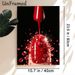 Red Nail Polish & Gem Painting Poster, Glamorous Sparkling Close-up Scene Poster, Eye-catching Glossy Design, Ideal For Beauty Salon, Bedroom Wall_maomaolike.com