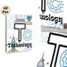 Technology Themed Painting Poster, Vibrant Cartoon Tech Elements Poster, Sleek Tech-inspired Decor Ideal For Home Office, Tech Workspace And Study_maomaolike.com