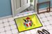 Boston Terrier Stinker That Stole Christmas Doormat Front Door Mat Indoor Outdoor Rugs For Entryway, Non Slip Washable Low Pile, 24H X 36W_maomaolike.com