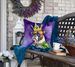 Boxer King Of Mardi Gras Throw Pillow Machine Washable, Indoor Outdoor Decorative Pillow For Couch, Bed Or Patio, 18Hx18W_maomaolike.com
