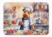 Welsh Terrier The Chef Memory Foam Kitchen Mat Machine Washable Anti-Fatigue Mat Cushion Comfort Bath Mat Or Kitchen Rug_maomaolike.com