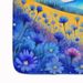 Blue Cornflowers In Color Memory Foam Kitchen Mat Machine Washable Anti-Fatigue Mat Cushion Comfort Bath Mat Or Kitchen Rug_maomaolike.com
