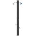 9.2 Gallon Slolar Heated Outdoor Shower With 2 Free-Rotating Shower Heads And Foot Showers For Poolside Beach Spa, 7.1ft_maomaolike.com