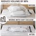 Vacuum Storage Bags, Space Saver Bags Comforte Blankets Organizer For Clothes Hand Pump Not Included Wardrobe_maomaolike.com