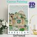 Barbican Greenhouse Painting Poster, Soft Watercolor Style Lush Tropical Plants & Geometric Structure Poster, Adds Serene Natural Touch For Living_maomaolike.com
