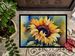 Sunflowers In Watercolor Doormat Front Door Mat Indoor Outdoor Rugs For Entryway, Non Slip Washable Low Pile, 24H X 36W_maomaolike.com