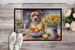 Decorating Easter Staffordshire Bull Terrier Doormat Front Door Mat Indoor Outdoor Rugs For Entryway, Non Slip Washable Low Pile, 24H X 36W_maomaolike.com