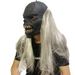 Halloween horror ghost face haunted house mask headgear ghost face devil mask haunted house scary silver haired ogre_maomaolike.com