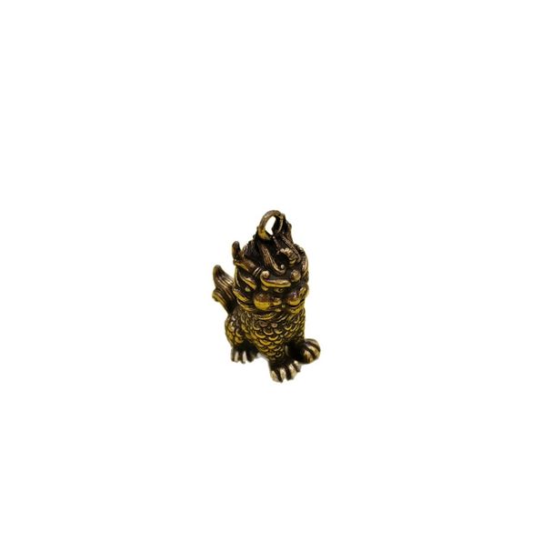 New Copper-Plated Mythical Creature Unicorn Keychain Pendant For Men Women, Bag And Car Key Accessories, Metal Craft Ornament_maomaolike.com