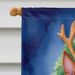 Basenji Christmas Reindeer House Flag Large Porch Sleeve Pole Decorative Outside Yard Banner Artwork Wall Hanging, Polyester, House Size, Multicolor_maomaolike.com