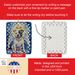 Staffordshire Bull Terrier My Angel Porcelain Ornament Christmas Tree Hanging Decorations For Home Christmas Holiday, Rectangle, Gift, Multicolor_maomaolike.com