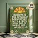 Agriculture Inspirational Quote Painting Poster, Vintage Pastoral Style Poster, Warm-toned Design With Daisies, Wheat And Sunrise, Motivational Text_maomaolike.com