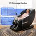 Massage Chair Full Body, Zero Gravity SL-Track Shiatsu Massage Recliner Chair With Body Scan, Airbags, Foot Rollers, Deep Yoga Stretch, Heating (Black)_maomaolike.com