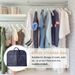 Ready Stock Hanging Garment Storage Bag With Hook, Dustproof Suit Coat Wedding Dress Cover, Wardrobe Clothes Organizer Bag For Home Closet
_maomaolike.com