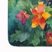 Colorado Rocky Mountain Columbine In Watercolor Memory Foam Kitchen Mat Machine Washable Anti-Fatigue Mat Cushion Comfort Bath Mat Or Kitchen Rug_maomaolike.com