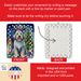 Old English Sheepdog Christmas Reindeer Porcelain Ornament Christmas Tree Hanging Decorations For Home Christmas Holiday, Rectangle, Gift, Multicolor_maomaolike.com