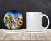 Pit Bull Terrier In Sunflowers Large Sandstone Coasters Pack Of 4 Absorbent Round Coasters Decor Gifts For Men Or Women, 4 In, Multicolor_maomaolike.com