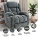 Power Lift Recliner Chair For Elderly, Recliner Chair With Massage & Heat, Electric Leather Lift Recliner Chair For Living Room With Side Pocket, USB & Type-C Charge Port, Charcoal Gray_maomaolike.com