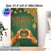 Mehendi Station Painting Poster, Vibrant Traditional Indian Style Poster, Intricate Henna Hands Heart Gesture With Ornate Golden Decor, Brings_maomaolike.com