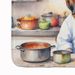 Saint Bernard The Chef Memory Foam Kitchen Mat Machine Washable Anti-Fatigue Mat Cushion Comfort Bath Mat Or Kitchen Rug_maomaolike.com