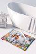 Cavalier Spaniel The Chef Memory Foam Kitchen Mat Machine Washable Anti-Fatigue Mat Cushion Comfort Bath Mat Or Kitchen Rug_maomaolike.com