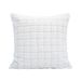 Household Accessories Rabbit Fur Pillow Living Room Sofa Cushion Solid Color Plaid Plush Pillowcase_maomaolike.com