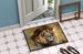 Lion Doormat Front Door Mat Indoor Outdoor Rugs For Entryway, Non Slip Washable Low Pile, 24H X 36W_maomaolike.com