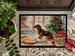 Dachshund Christmas Cookies Doormat Front Door Mat Indoor Outdoor Rugs For Entryway, Non Slip Washable Low Pile, 24H X 36W_maomaolike.com