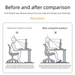 Office Footrest Massage Foot Stool Non-Slip Stable Adjustable Sitting Posture Anti-Leg Curling Tool_maomaolike.com
