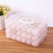 Egg Container, Egg Holder, Anti-fall Household Preservation Box, Storage Box With Lid, Transparent Refrigerator_maomaolike.com