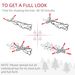 8' Tall Unlit Slim Fir Artificial Christmas Tree With Realistic Branches, And 1168 Tips, Green_maomaolike.com