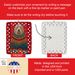 Komondor Holiday Christmas Porcelain Ornament Christmas Tree Hanging Decorations For Home Christmas Holiday, Rectangle, Gift, Multicolor_maomaolike.com