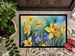 Daffodils In Watercolor Doormat Front Door Mat Indoor Outdoor Rugs For Entryway, Non Slip Washable Low Pile, 24H X 36W_maomaolike.com
