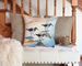Sandpipers Throw Pillow Machine Washable, Indoor Outdoor Decorative Pillow For Couch, Bed Or Patio, 14Hx14W_maomaolike.com