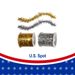 Gold And Silver Christmas Yarn Rolls - Luxurious Metallic Combination_maomaolike.com