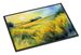 Nebraska Goldenrod In Watercolor Doormat Front Door Mat Indoor Outdoor Rugs For Entryway, Non Slip Washable Low Pile, 24H X 36W_maomaolike.com
