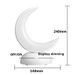 LED Wireless Touch Night Light Moon Shape USB Charging Stepless Dimming Table Lamp Living Room Bedroom Bedside Lamps Kid_maomaolike.com