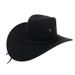 Unisex Western cowboy hat Suede outdoor visor for men riding hat overhang hat_maomaolike.com