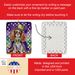 Cavalier Spaniel King Of Mardi Gras Porcelain Ornament Christmas Tree Hanging Decorations For Home Christmas Holiday, Rectangle, Gift, Multicolor_maomaolike.com