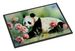 Panda Doormat Front Door Mat Indoor Outdoor Rugs For Entryway, Non Slip Washable Low Pile, 24H X 36W_maomaolike.com