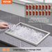 VEVOR Drop In Ice Chest, 20"L X 14"W X 12"H Stainless Steel Ice Cooler, Commercial Ice Bin With Cover, 40 Qt Outdoor Kitchen Ice Bar, Drain-pipe And Drain Plug Included, For Cold Wine Beer_maomaolike.com