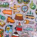 Outdoor Adventure Fusible Embroidery Patches For Clothes Hiking Camp High Quality Iron On Patch Thermoadhesive Patch For Clothes_maomaolike.com
