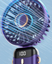 2026 New Handheld Fan USB Rechargeable Small Portable Mini Dormitory Desktop Silent Gift Five-Speed Adjustment_maomaolike.com